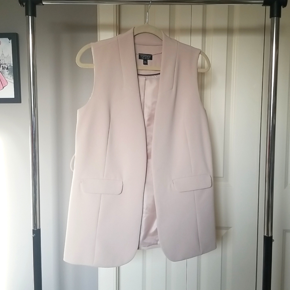 Topshop cream vest